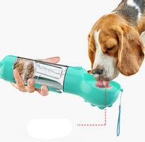 3-in-1 Water Bottle Food Dispenser