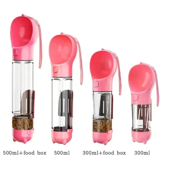 3-in-1 Water Bottle Food Dispenser