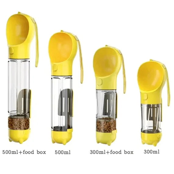 3-in-1 Water Bottle Food Dispenser