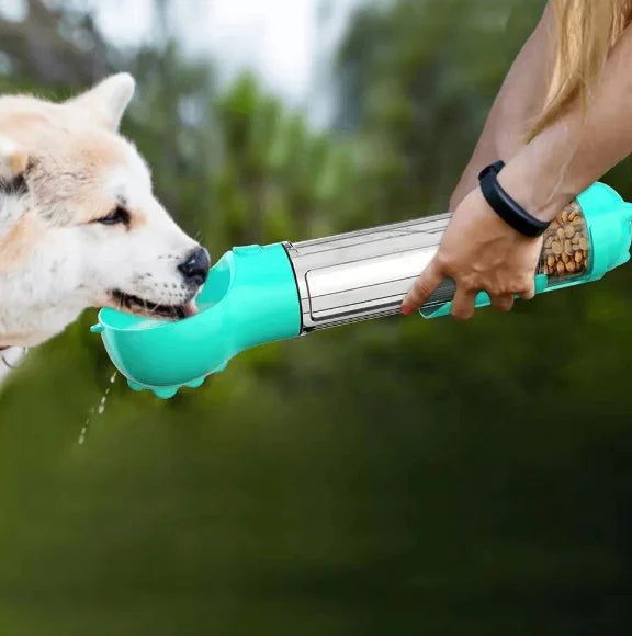 3-in-1 Water Bottle Food Dispenser