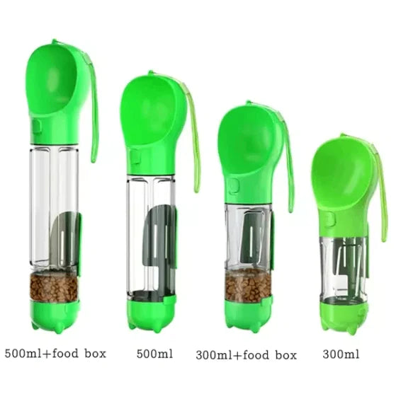 3-in-1 Water Bottle Food Dispenser