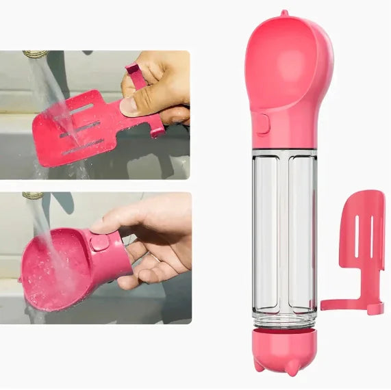 3-in-1 Water Bottle Food Dispenser