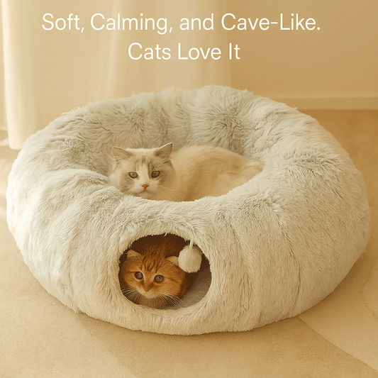 Calming Orthopedic Tunnel Bed
